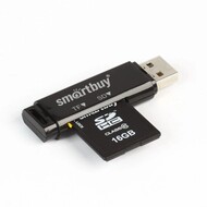  Smartbuy 715 USB 2.0 SD/microSD  (SBR-715-K)