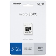 Smart Buy micro SDXC 512GB Class10 UHS-I (  SD)